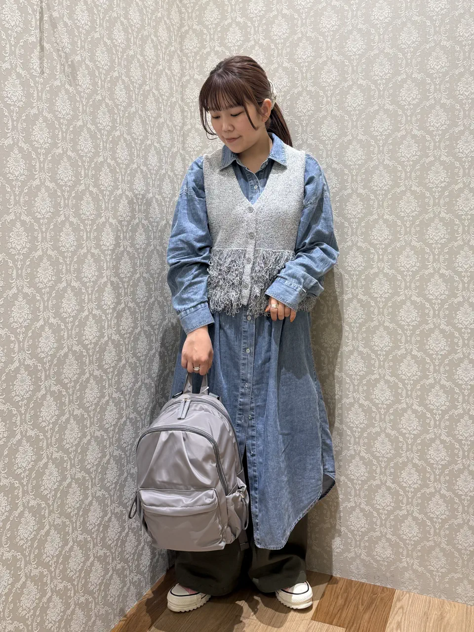 10ポケBag】収納アドバイザー監修2層リュック/Green Parks（グリーン