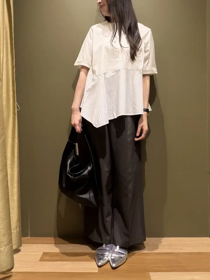 華やぎカットソー(アシメヘム)/Green Parks（グリーン パークス）の