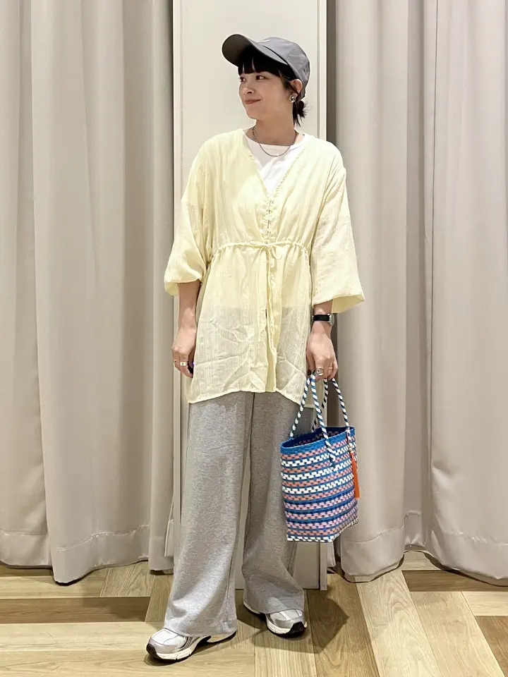 SET2点Vネックブラウス+タンクトップ/Green Parks（グリーン パークス