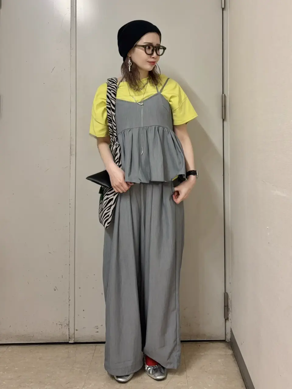 SET2点キャミビスチェ+ワイドパンツ/Green Parks（グリーン パークス