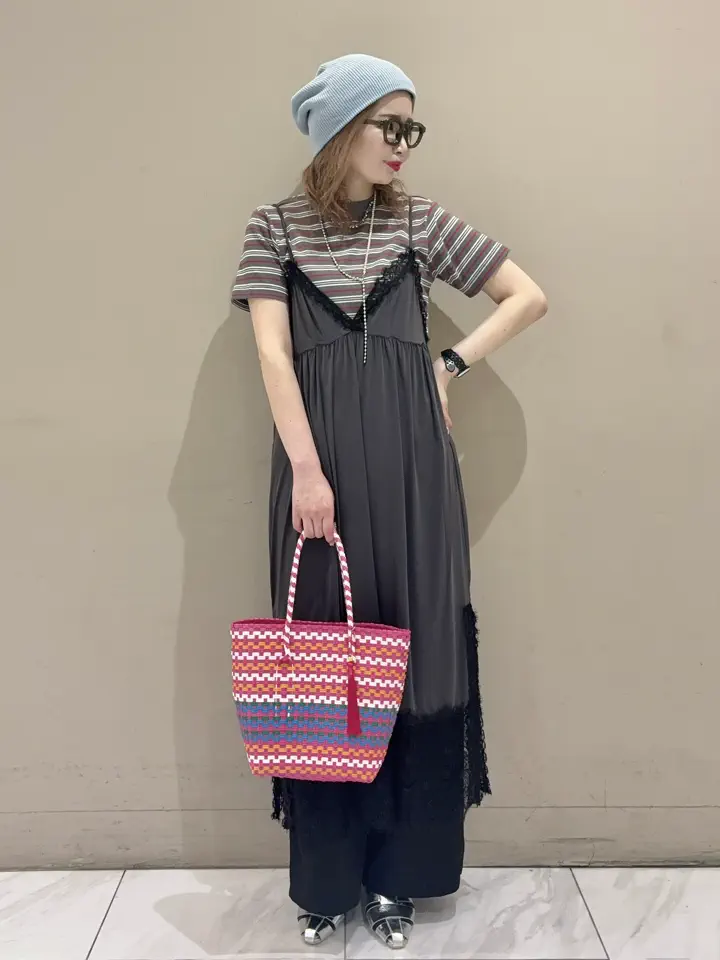 □WITH KURUMI.N レースキャミワンピース/Green Parks（グリーン