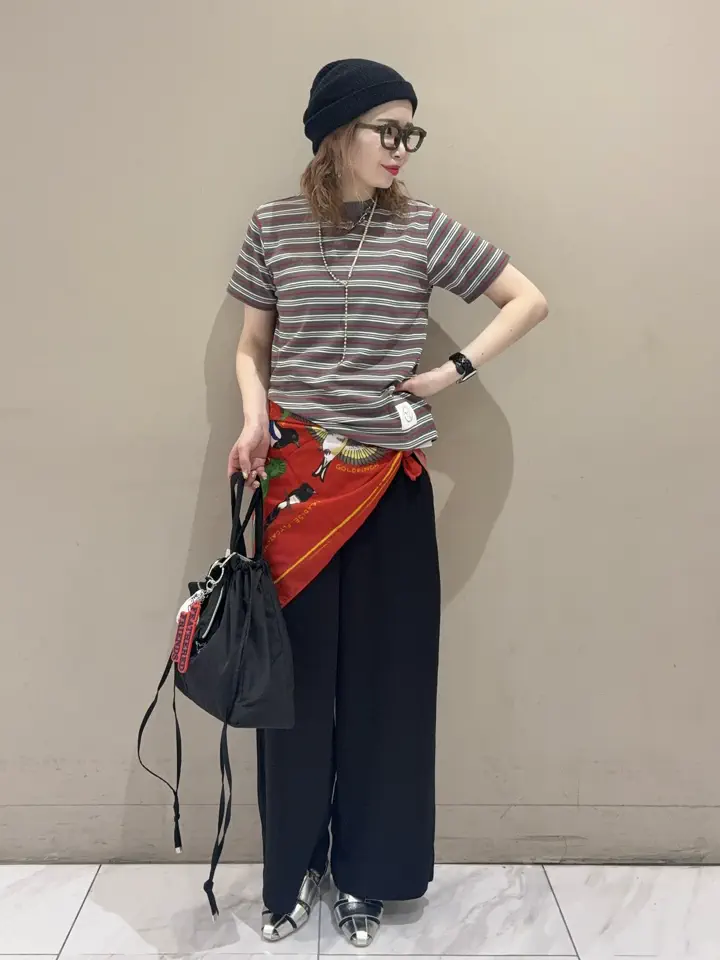 □WITH KURUMI.N ボーダーTEE/Green Parks（グリーン パークス）のT