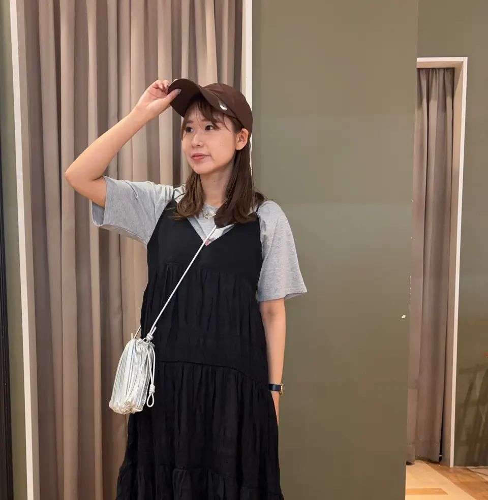 極美品✨マーレット 24SS ソリマン ティアードボリュームワンピース ブラック 7/12/2026のmeiの投稿