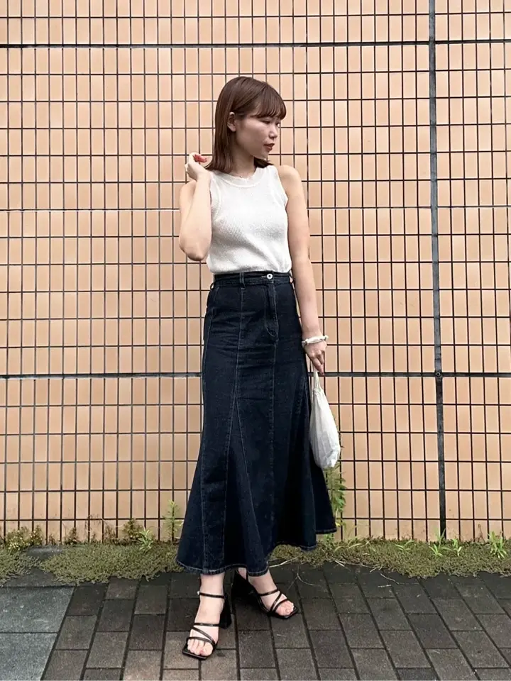 デニムマーメイドスカート/earth music&ecology（アース ミュージック