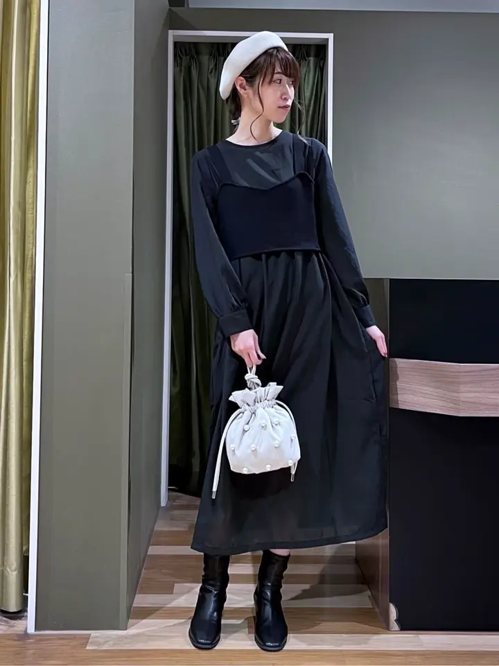 ワンピース BS-op0 B.SET2点ニットジレ+ワンピース/Green Parks（グリーン パークス）の