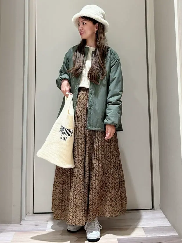 シフォンJQアソートプリーツスカート/Green Parks（グリーン パークス