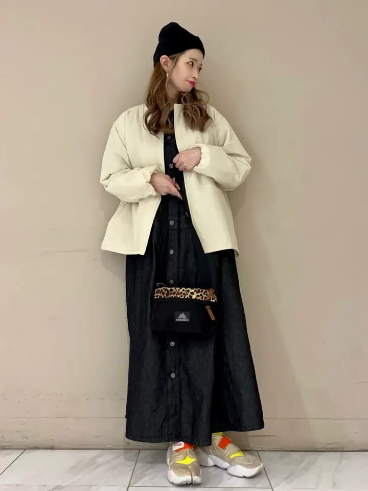 ライト中わたノーカラーブルゾン/Green Parks（グリーン パークス）の