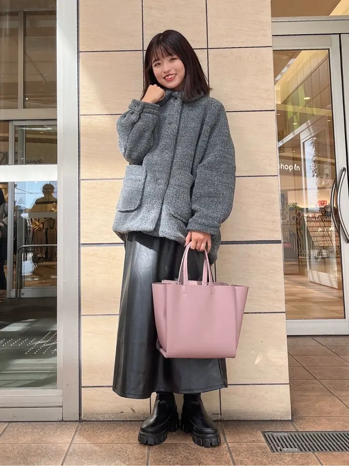 衿付きボアブルゾン/Green Parks（グリーン パークス）のその他コート