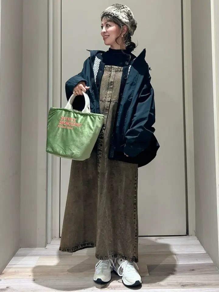 SUGAR SPOON カラーデニムジャンスカ/Green Parks（グリーン パークス