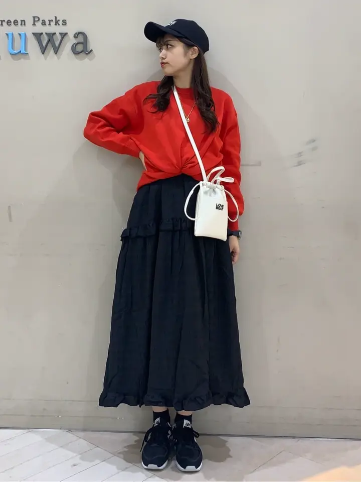 Petit Fleur フリルティアードキャミワンピ/Green Parks（グリーン