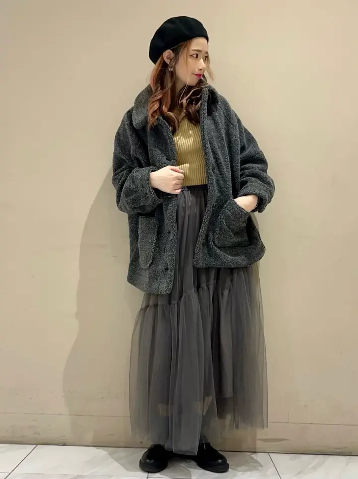 ≪USED≫衿付きボアブルゾン/Green Parks（グリーン パークス）の