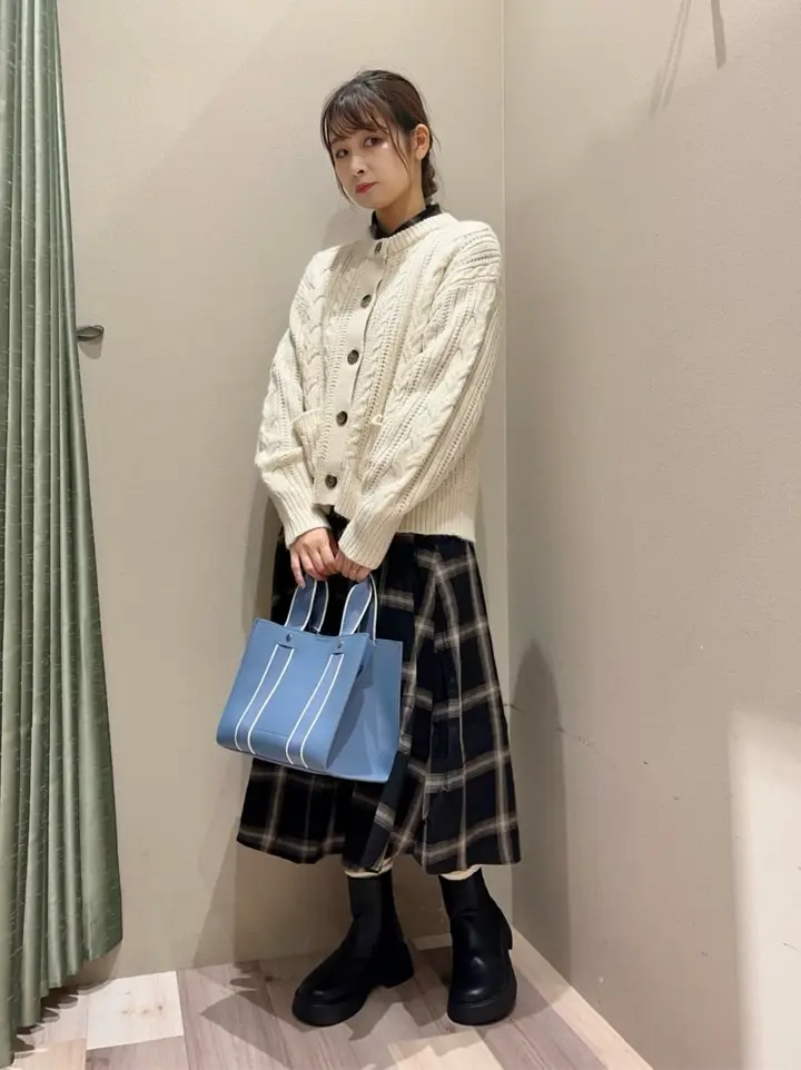 ケーブル釦ニットカーディガン/Green Parks（グリーン パークス）の