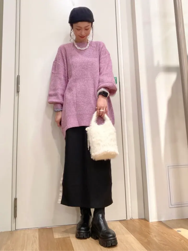 MIX畦ニットチュニック/Green Parks（グリーン パークス）のチュニック