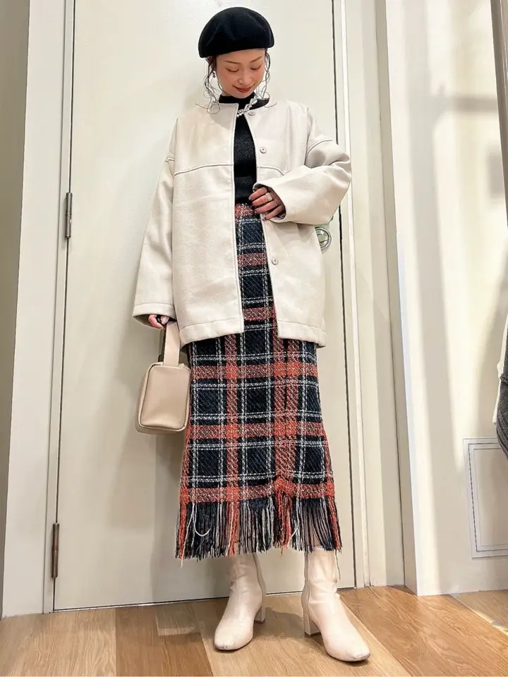 ライト中わたノーカラーブルゾン/Green Parks（グリーン パークス）の