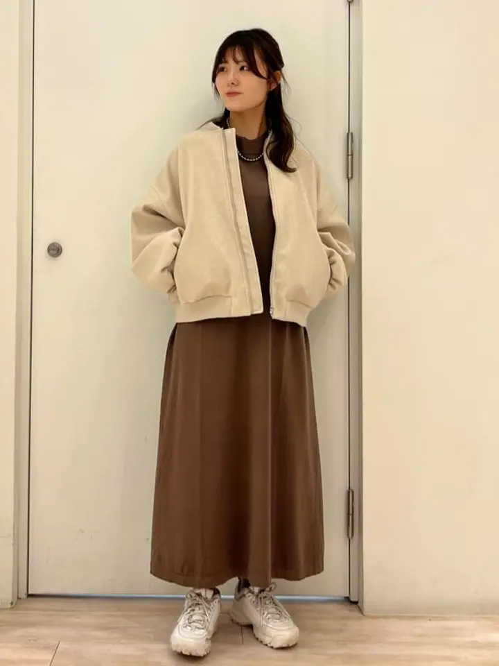 もちやわハイゲージニットワンピース/Green Parks（グリーン パークス