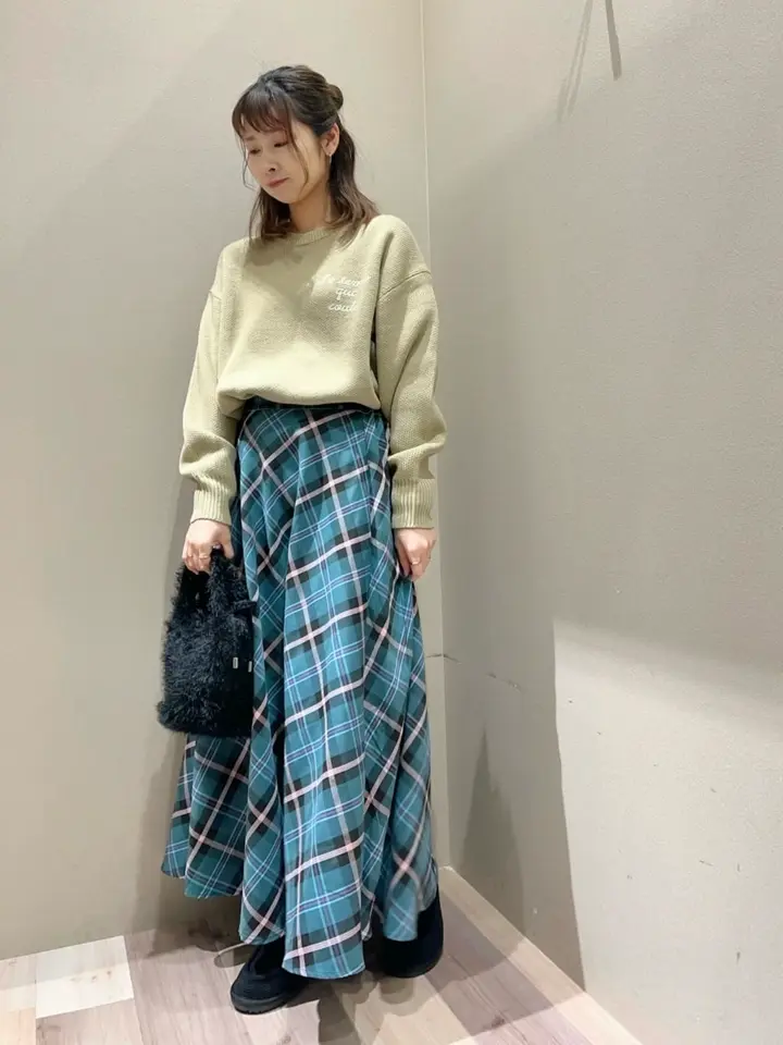 刺繍ロゴニットプルオーバー/Green Parks（グリーン パークス）の