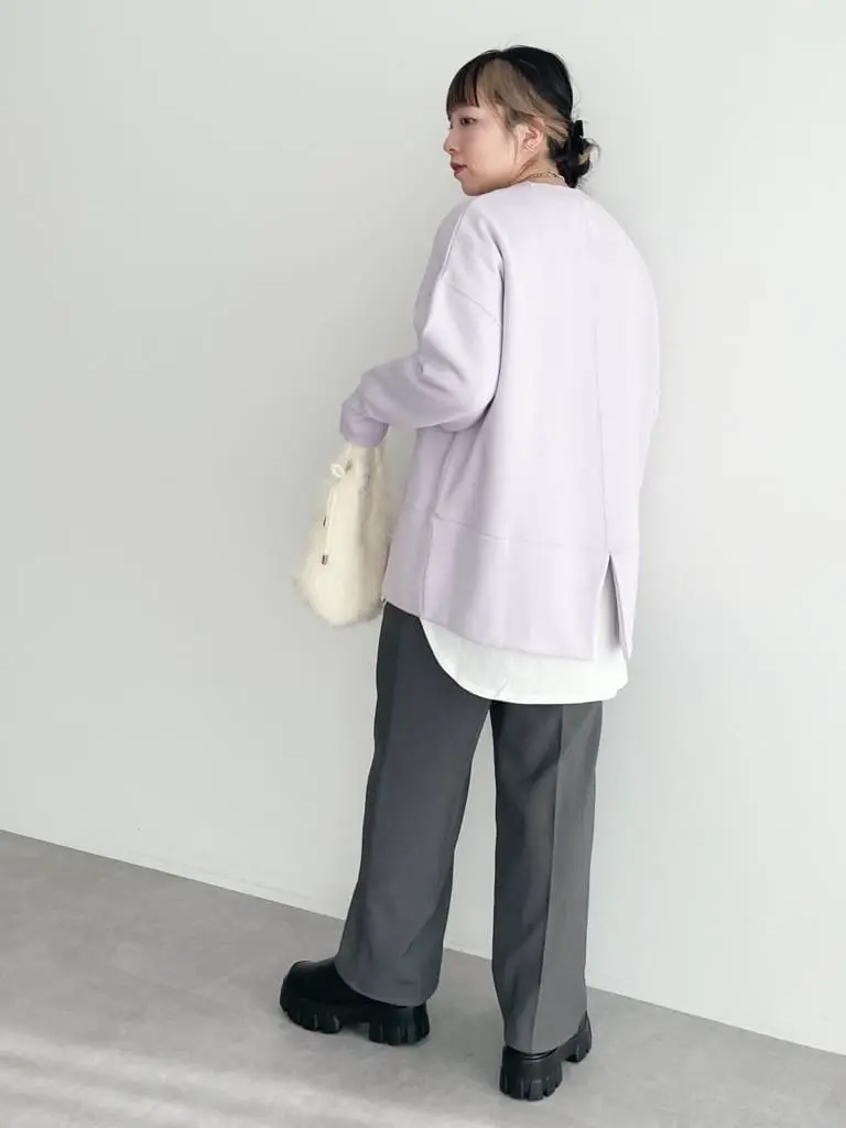 ホワイトミンク 裾ラウンド ケープ 裾ラウンドホワイトインナー/Green Parks（グリーン パークス）の