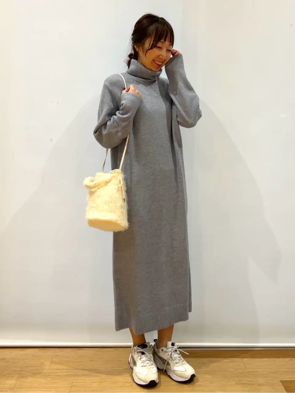 タートルニットワンピース/Green Parks（グリーン パークス）のニット