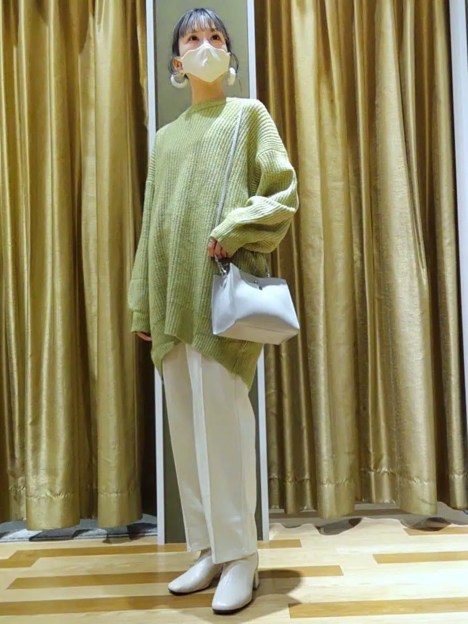 MIX畦ニットチュニック/Green Parks（グリーン パークス）のチュニック