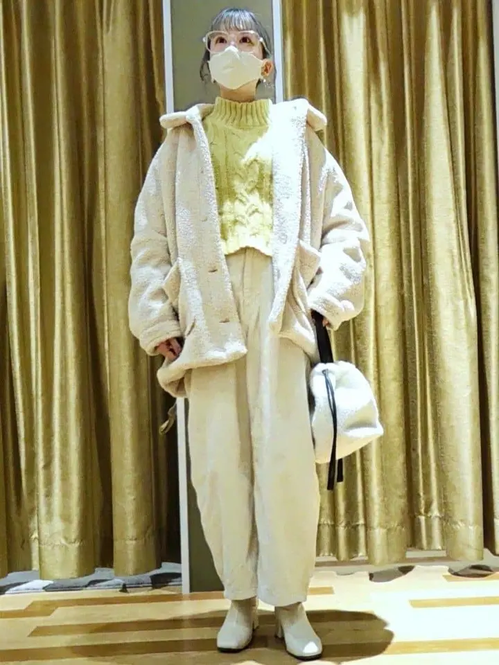 衿付きボアブルゾン/Green Parks（グリーン パークス）のその他コート