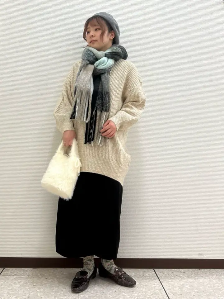 MIX畦ニットチュニック/Green Parks（グリーン パークス）のチュニック