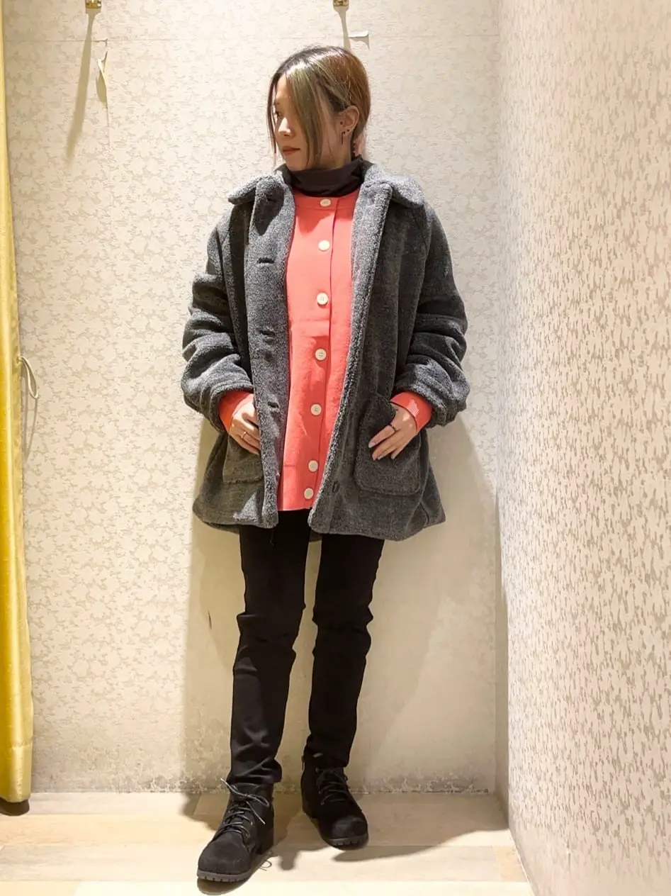 衿付きボアブルゾン/Green Parks（グリーン パークス）のその他コート