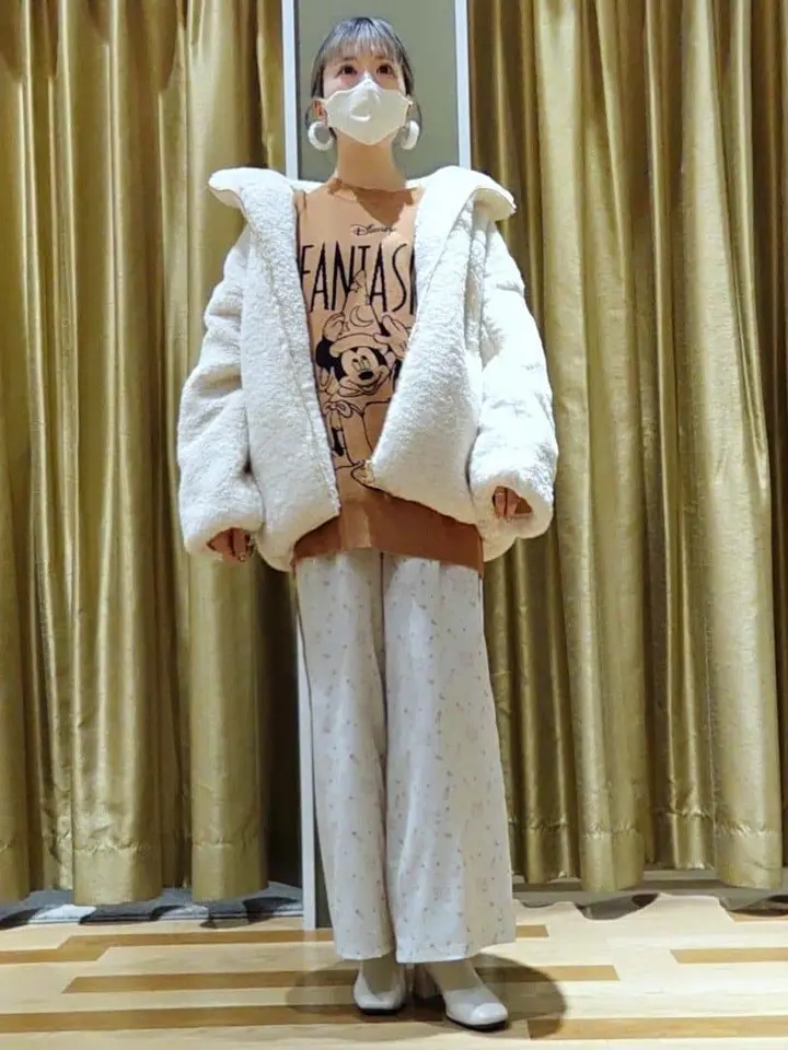 ELENCARE DUE テディベアボアコート/Green Parks（グリーン パークス