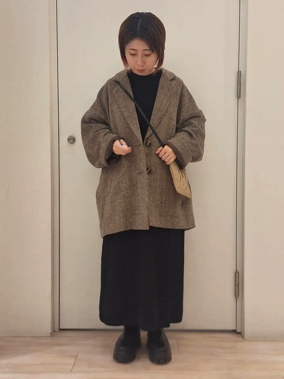 もちやわハイゲージニットワンピース/Green Parks（グリーン パークス