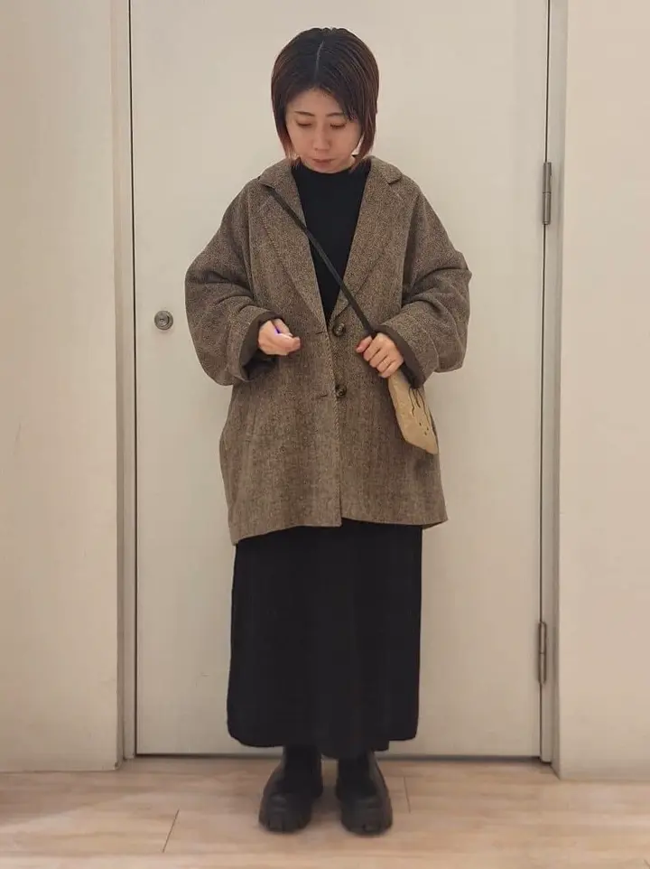 もちやわハイゲージニットワンピース/Green Parks（グリーン パークス