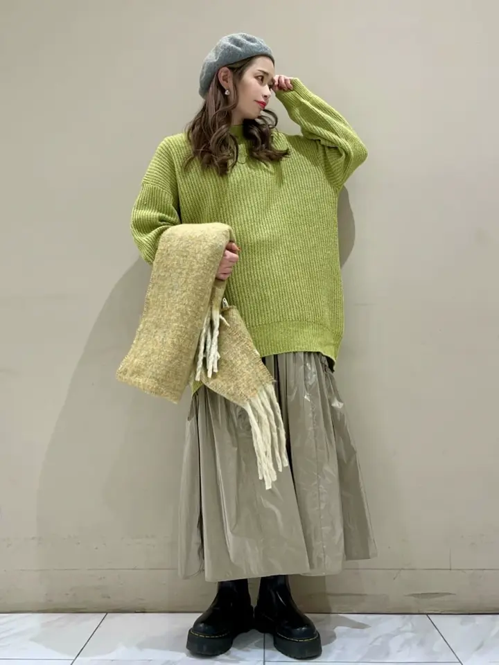 MIX畦ニットチュニック/Green Parks（グリーン パークス）のチュニック