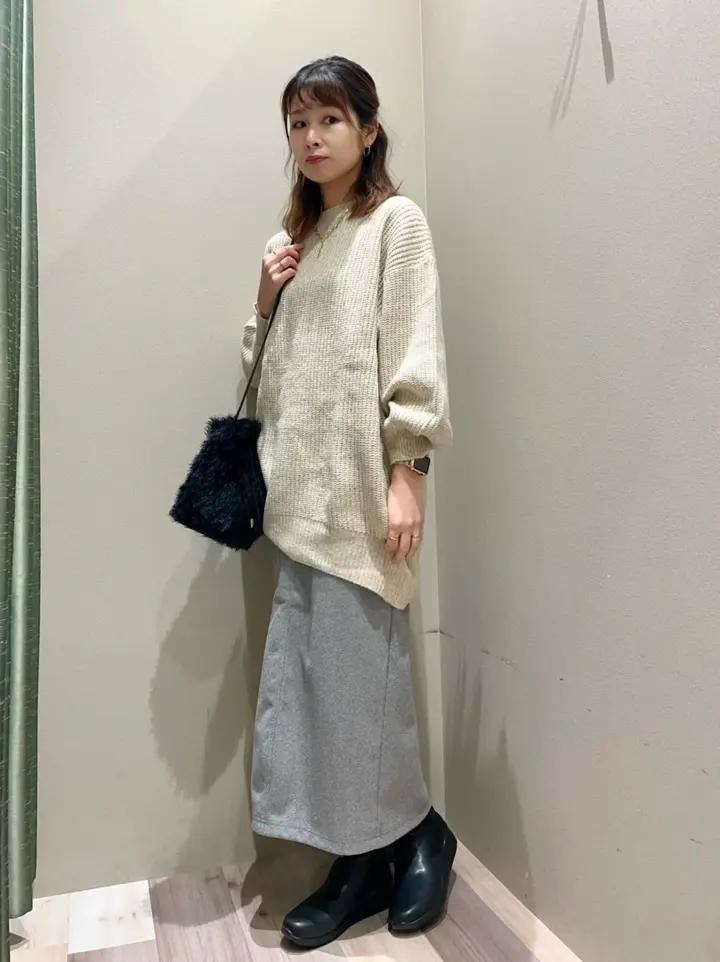 MIX畦ニットチュニック/Green Parks（グリーン パークス）のチュニック