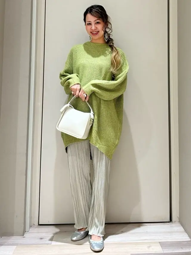 MIX畦ニットチュニック/Green Parks（グリーン パークス）のチュニック