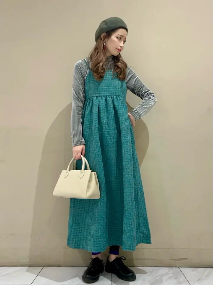 ELENCARE DUE ツイードキャミワンピース/Green Parks（グリーン