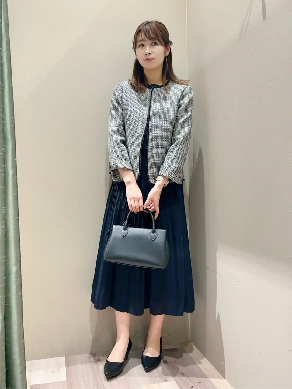 ef-de プリーツスカート/Green Parks（グリーン パークス）のプリーツ