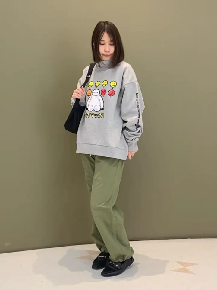 ベイマックス/グラフィック裏毛プルオーバーⅡ/Green Parks（グリーン