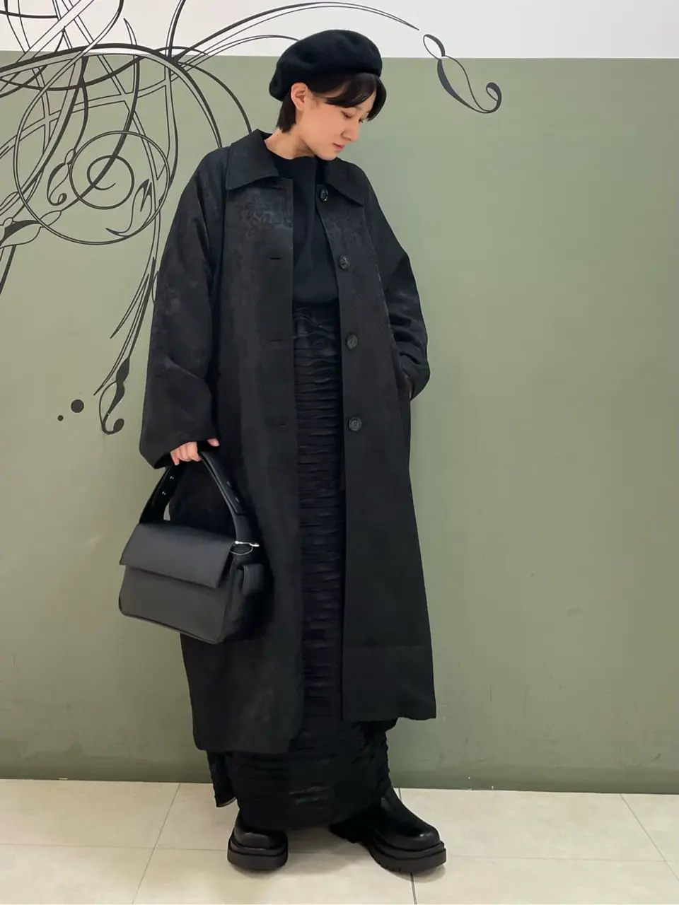 LENA ストレッチ厚底ショートブーツ/Green Parks（グリーン パークス