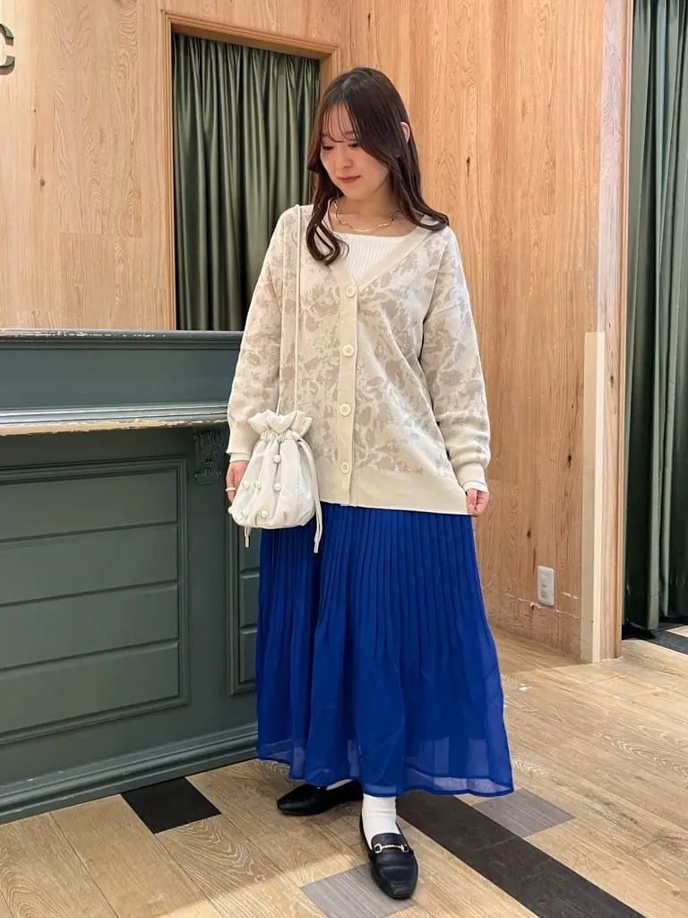 ニュアンス柄ニットカーディガン/Green Parks（グリーン パークス）の