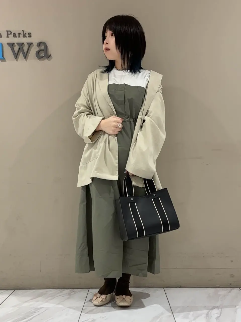 ドロストドッキングワンピース/Green Parks（グリーン パークス）の