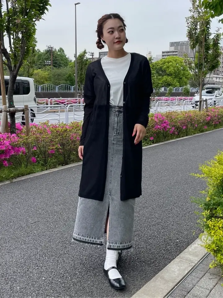 ELENCARE DUE デニムロングスカート/Green Parks（グリーン パークス