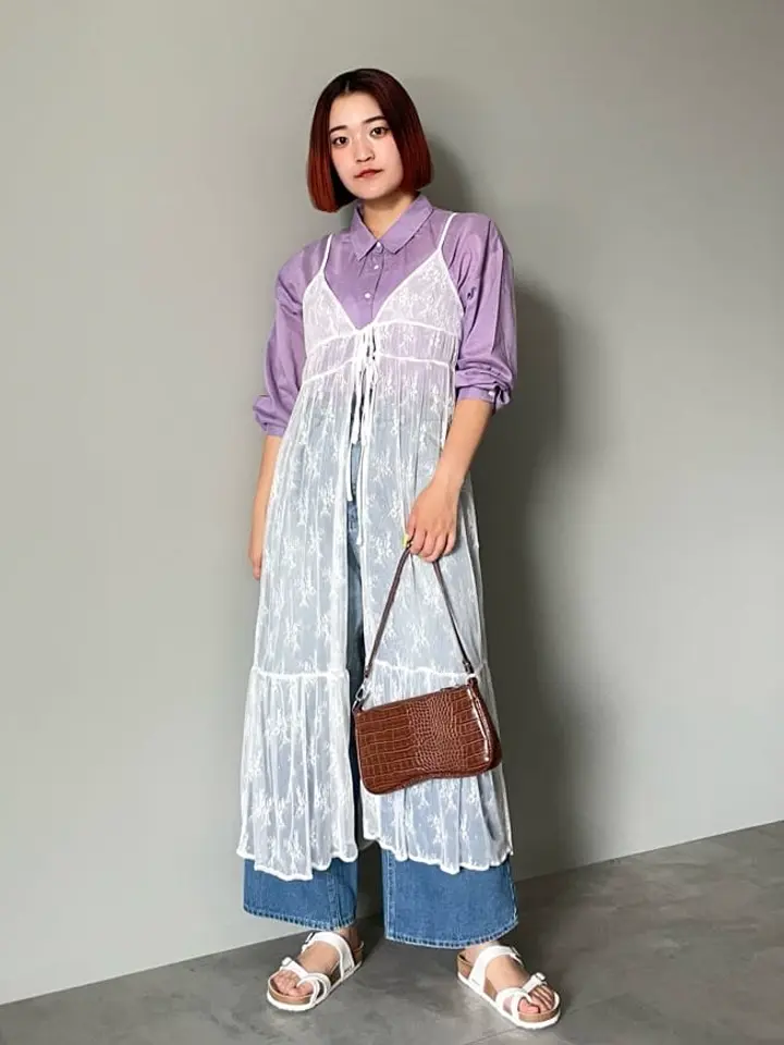 2way レイヤードレースワンピース/Green Parks（グリーン パークス）の