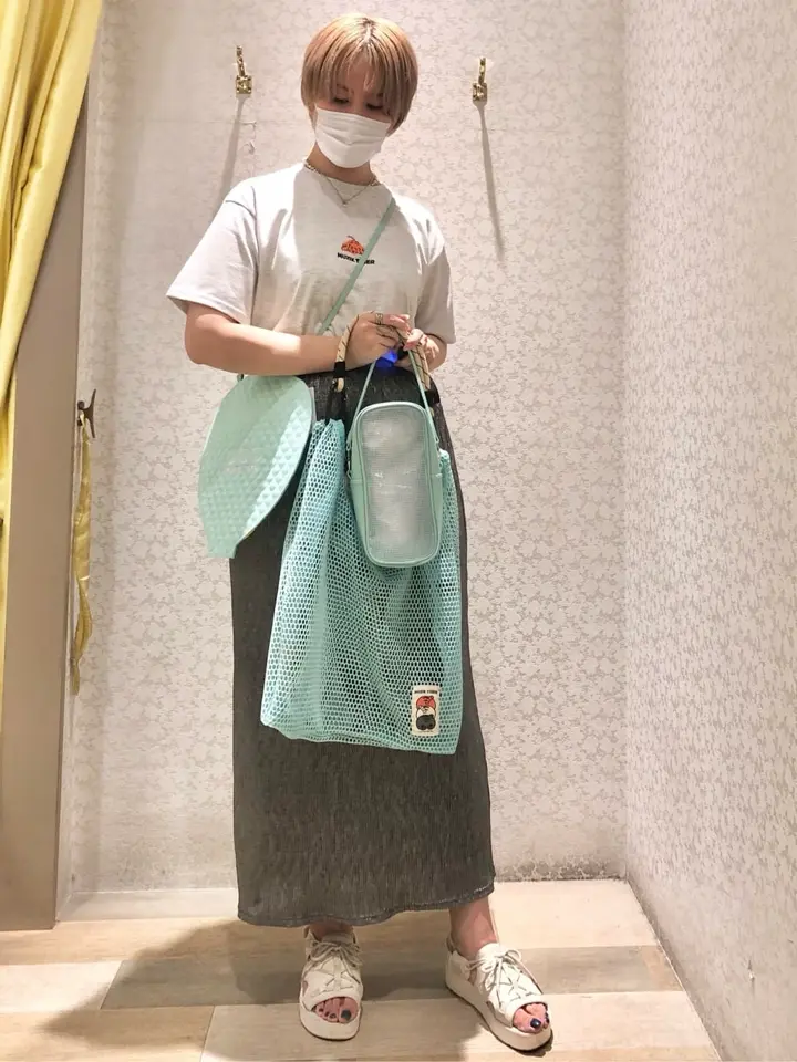 シャイニープリーツナロースカート/Green Parks（グリーン パークス