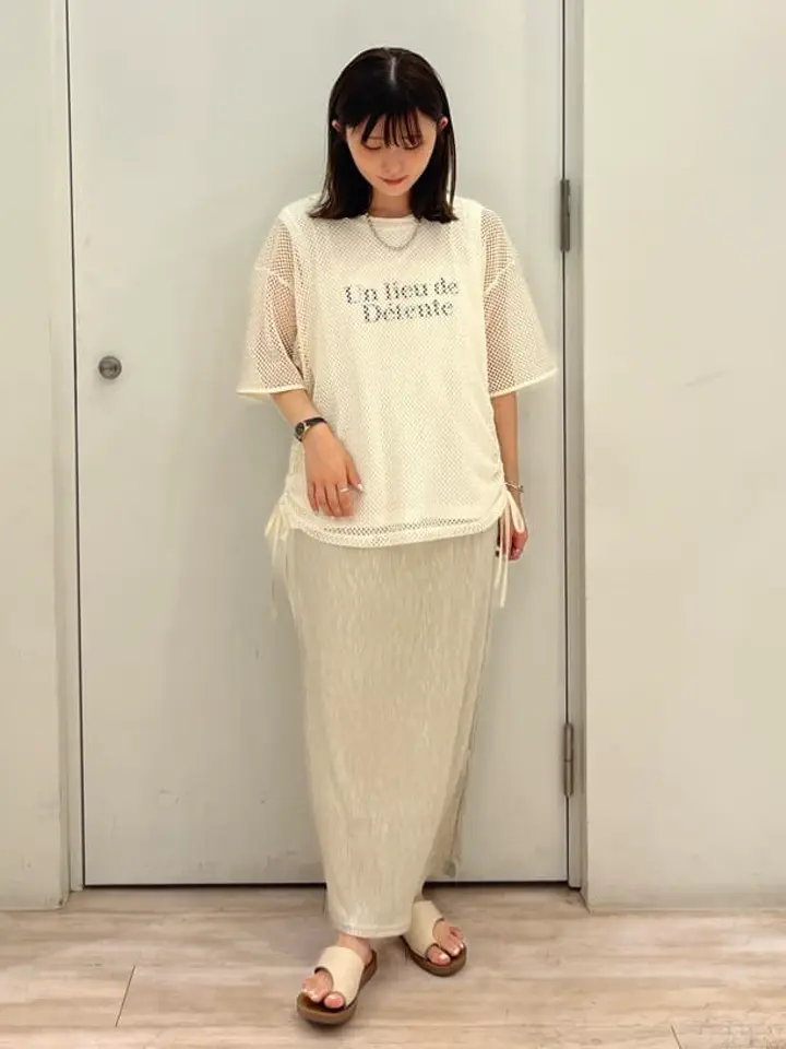 シャイニープリーツナロースカート/Green Parks（グリーン パークス