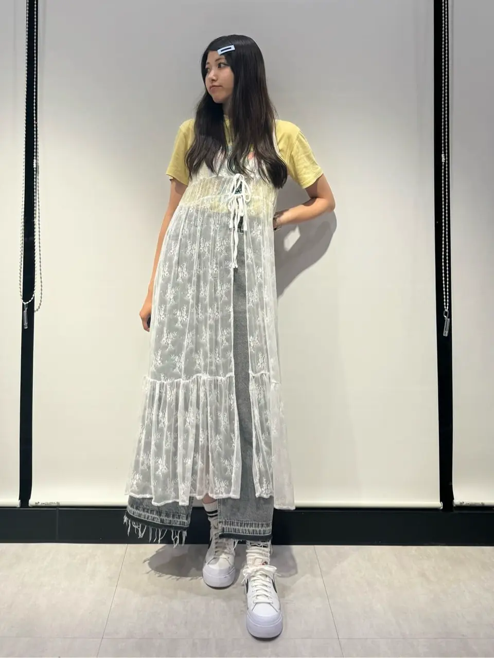 タグ付♡ALBINAbyGOLDS♡ハートおりぼん総レースワンピ♡2way♡PK タグ付♡ALBINAbyGOLDS♡ハートおりぼん総レースワンピ♡2way♡PK