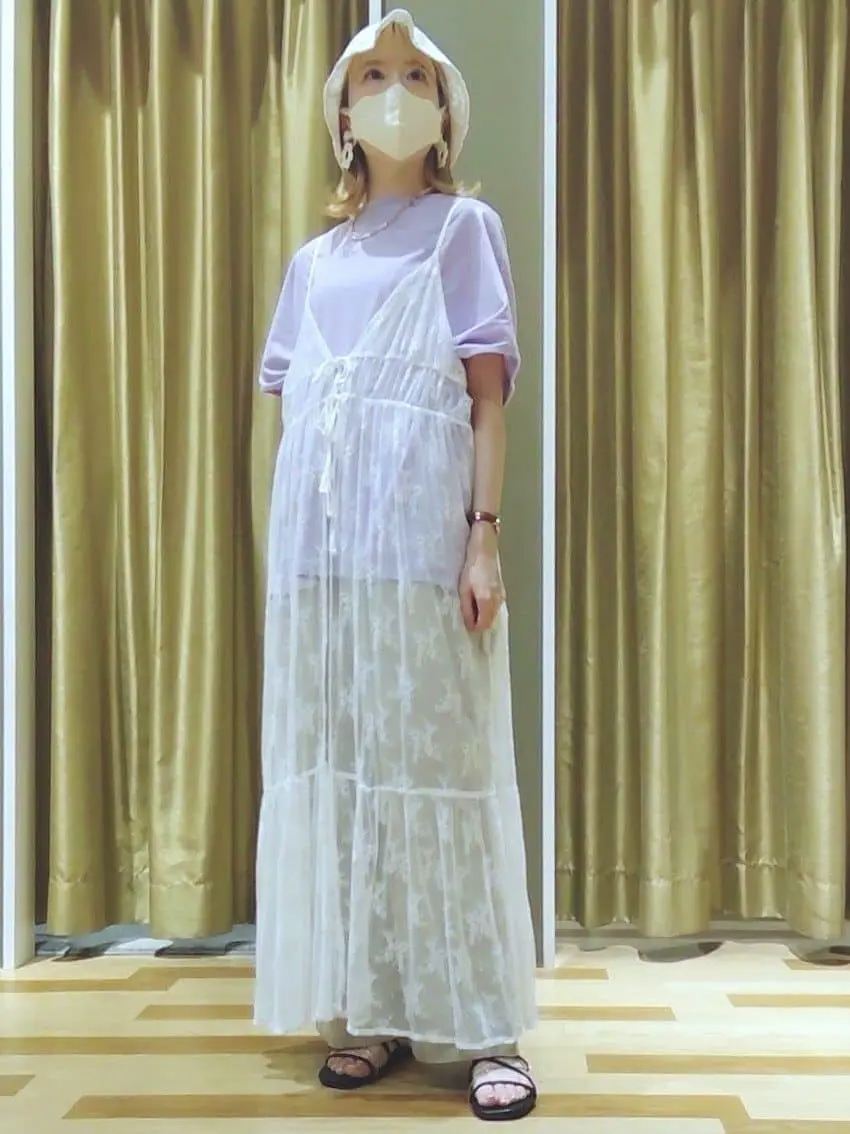 2way レイヤードレースワンピース/Green Parks（グリーン パークス）の