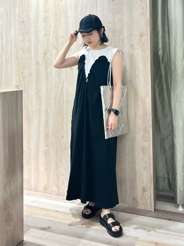 SUGAR SPOON COOLドッキングワンピ/Green Parks（グリーン パークス