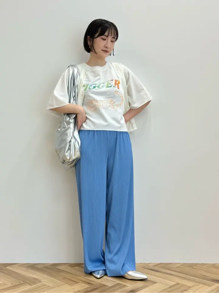 ジャガードペプラムZipベスト/Green Parks（グリーン パークス）の