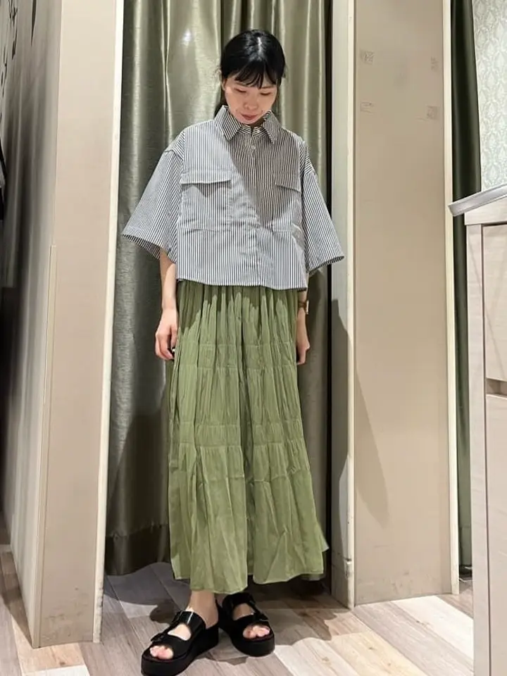 マジョリカプリーツスカート/Green Parks（グリーン パークス）の