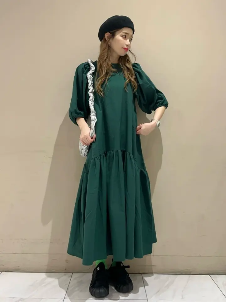 armonia.ボリュームギャザーワンピース/Green Parks（グリーン