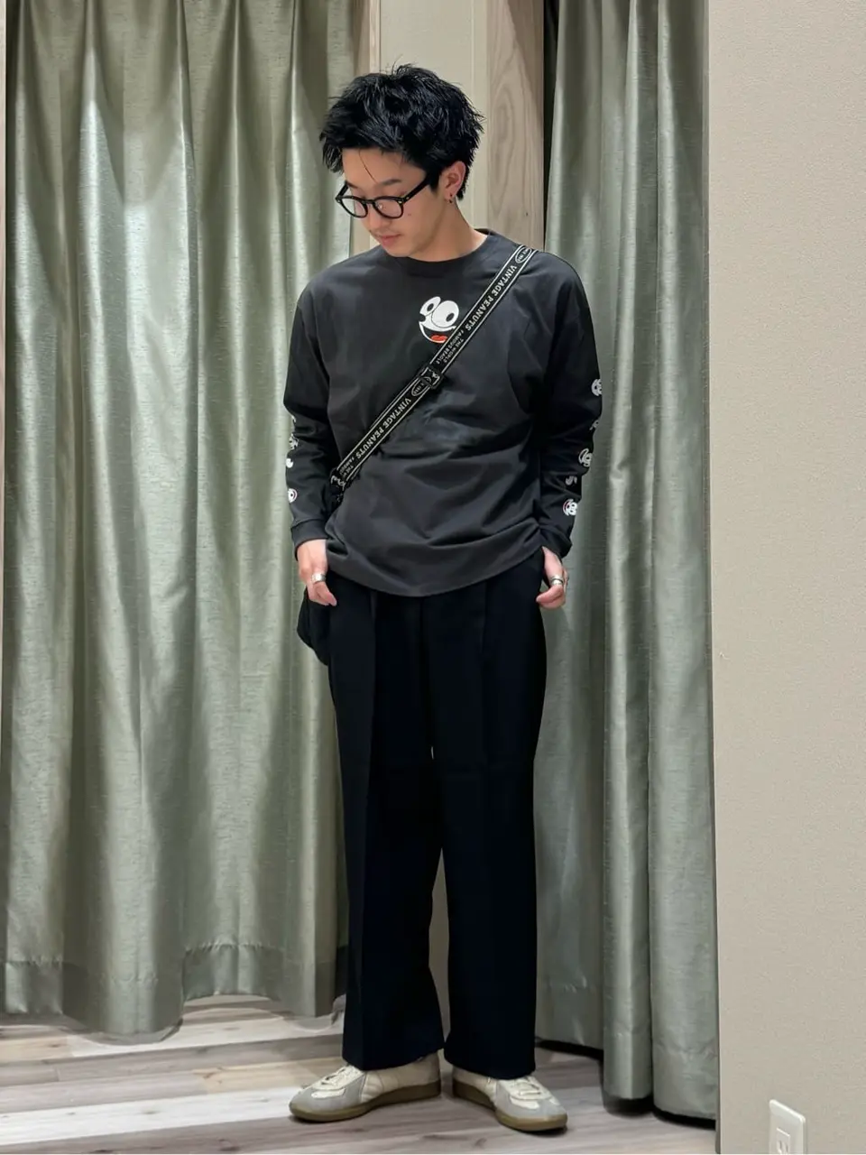 □FELIX 袖フェイスpt ロンTEE/Green Parks（グリーン パークス）のT