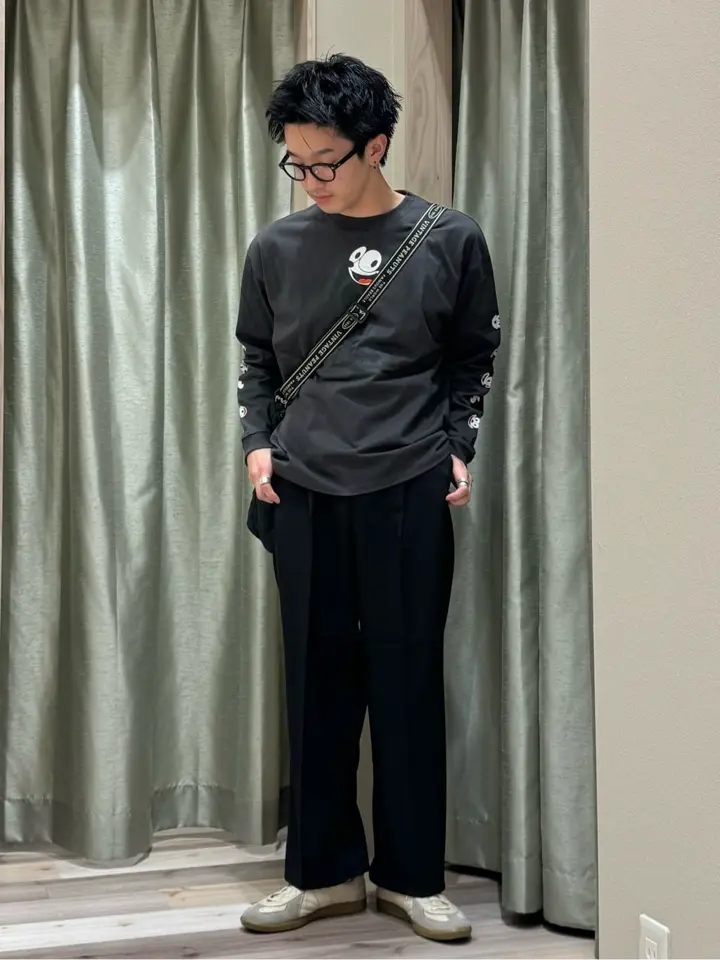 □FELIX 袖フェイスpt ロンTEE/Green Parks（グリーン パークス）のT